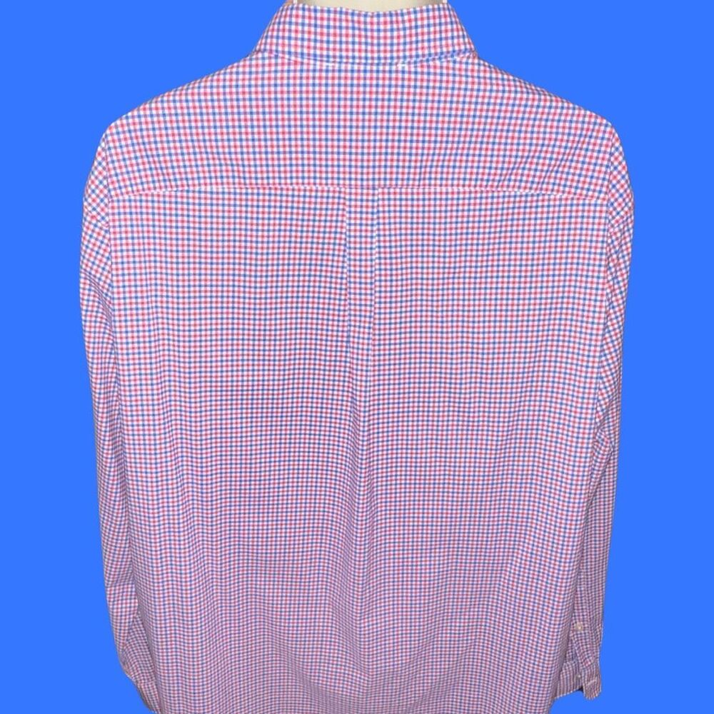 Vineyard Vines On-The-Go Lightweight Gingham Shirt Size XL #7 - Picture 6 of 6